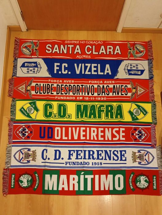 Cachecol - vários clubes de futebol nacionais novos, pede o teu!