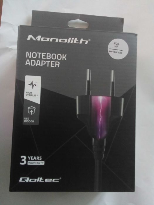 Qoltec Zasilacz do HP 65W | 19.5V 4.5*3.0 + pin do HP Envy