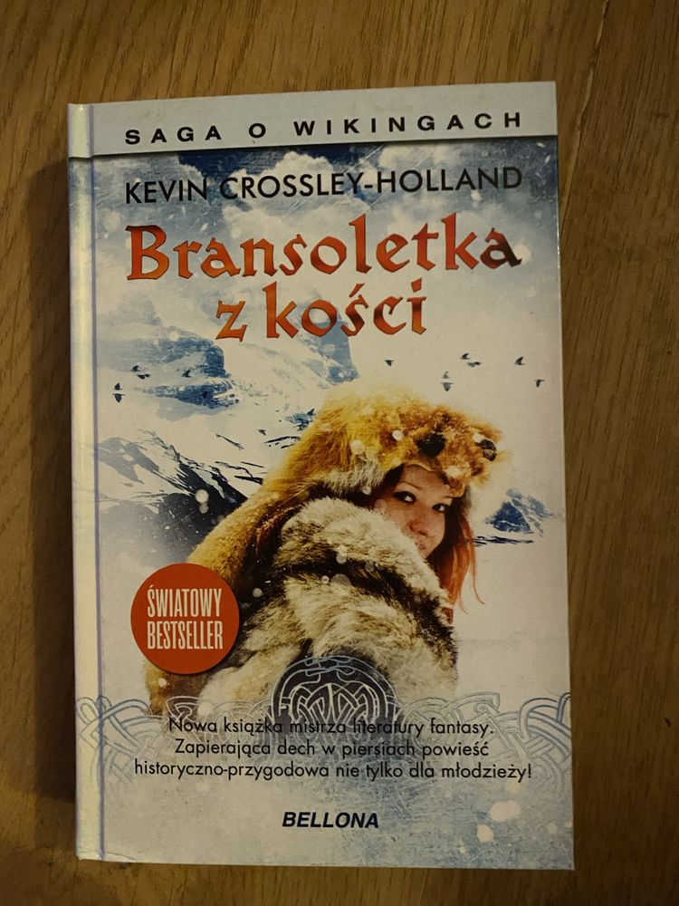 Ksiazka Saga o wikingach Bransoletka z kosci Kevin Crossley-Holland