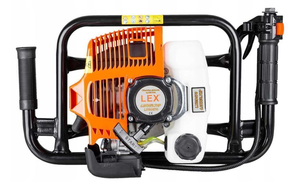 WIERTNICA Spalinowa Do Ziemi Gleby 6,7KM+Wiertła 10/20/30 PRZEDŁUŻKA