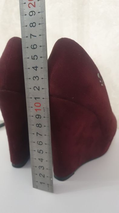 Туфли из эко-замши