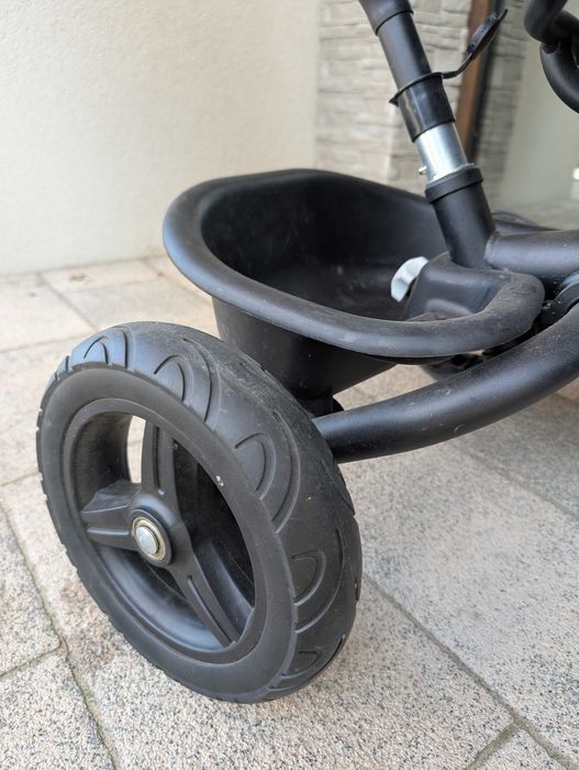 KINDERKRAFT Rowerek dziecięcy trójkołowy wózek spacerówka AVEO szary