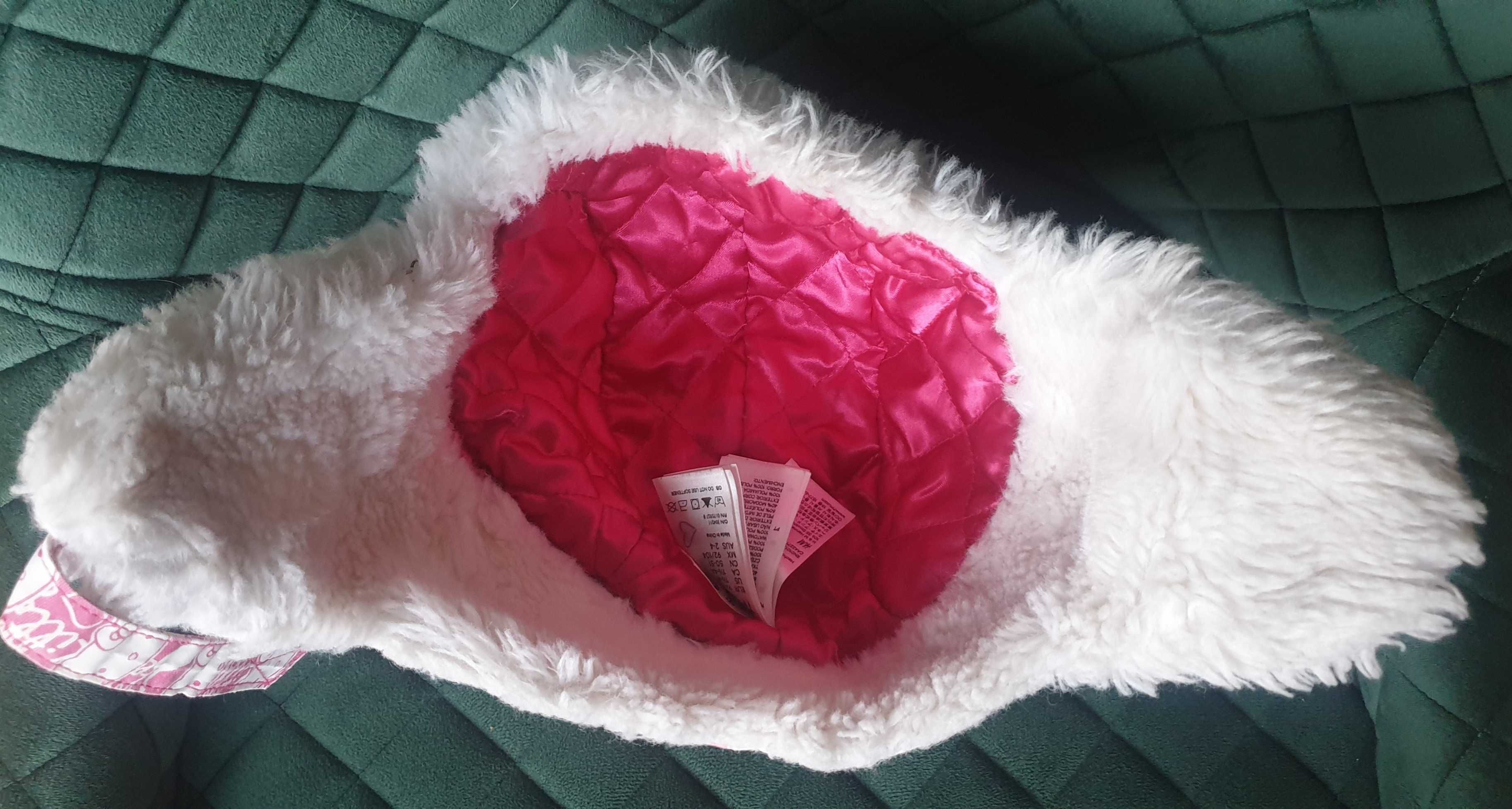 Hello Kitty Czapka zimowa dla dziewczynki, uszatka  2-4 latka  H&M