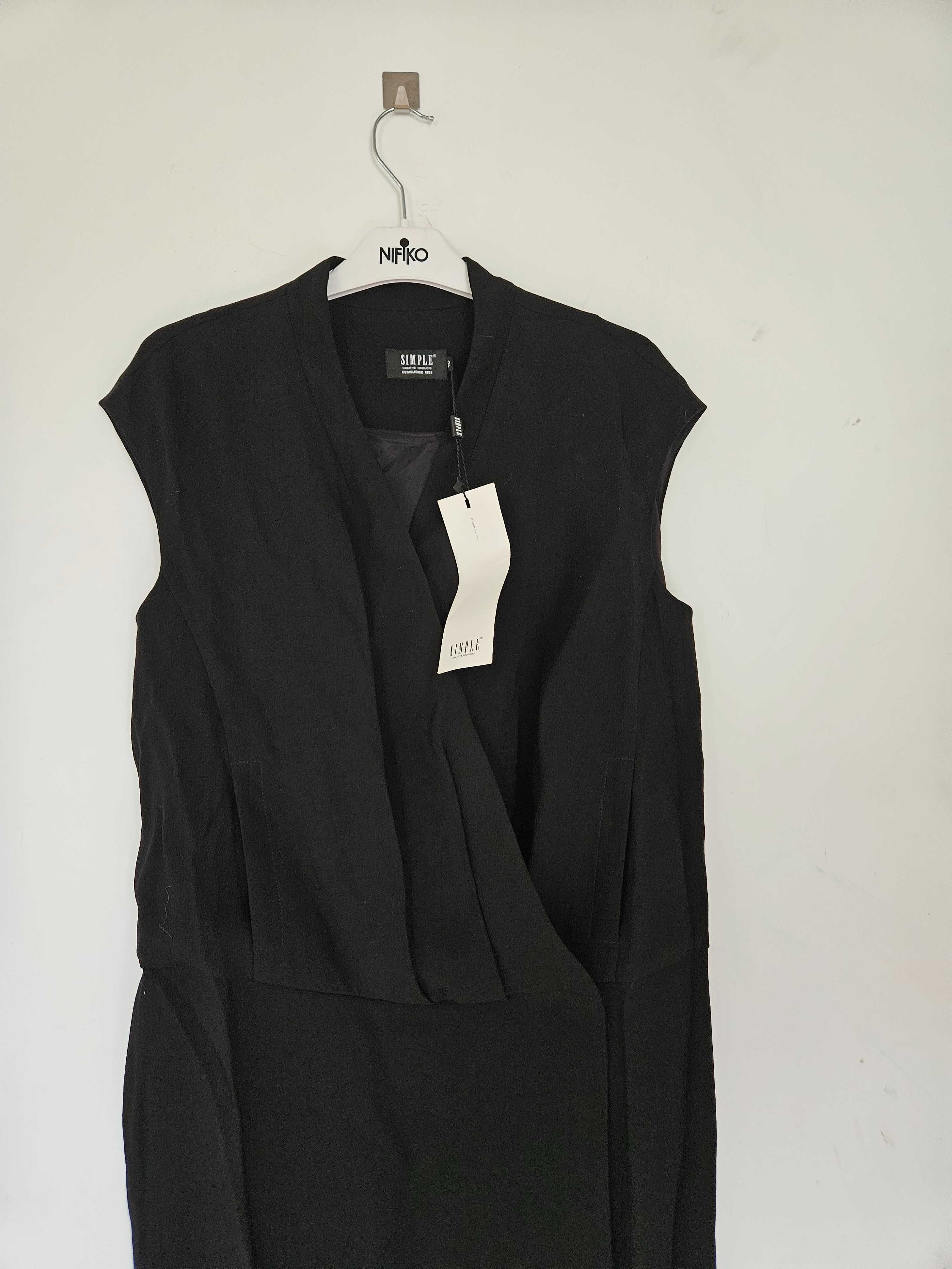 Nowa sukienka Simple rozmiar 40 czarna elegancka ołówkowa