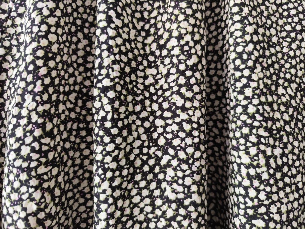 Sukienka H&M XL boho oversize kwiaty babydoll letnia