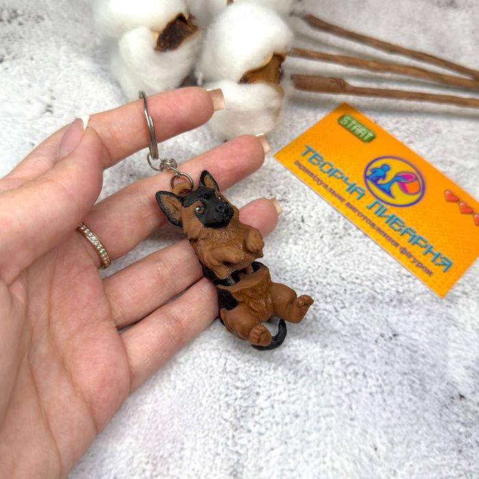 Брелок Песик домашні улюбленці Різні породи собак рухливі На подарунок