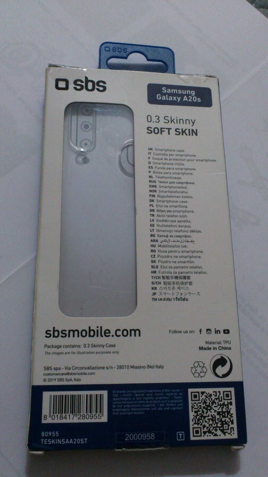 Capa telemóvel Samsung A20s