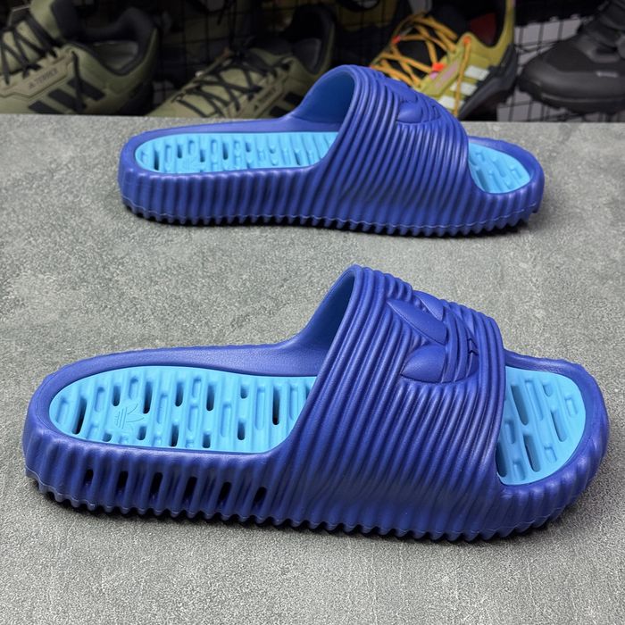 Сині тапочки шльопанці Adidas ОРИГІНАЛ 100% 42 р