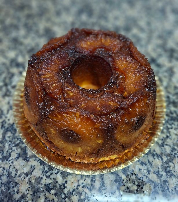 Bolo de ananas caseiro