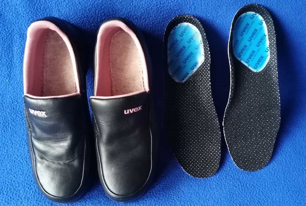UVEX damskie buty półbuty wsuwane  robocze skóra NOWE r.39