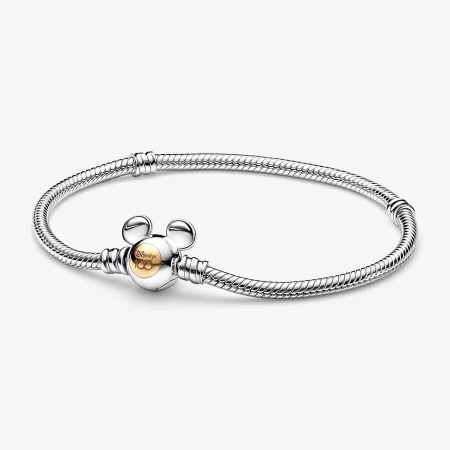 Pulseira Pandora Disney 100 Aniversário em Prata de Lei S925 Nova