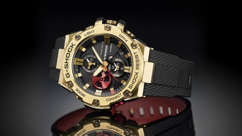 Часы Casio GST-B100RH-1A ! Оригинал! Фирменная гарантия 2 года!