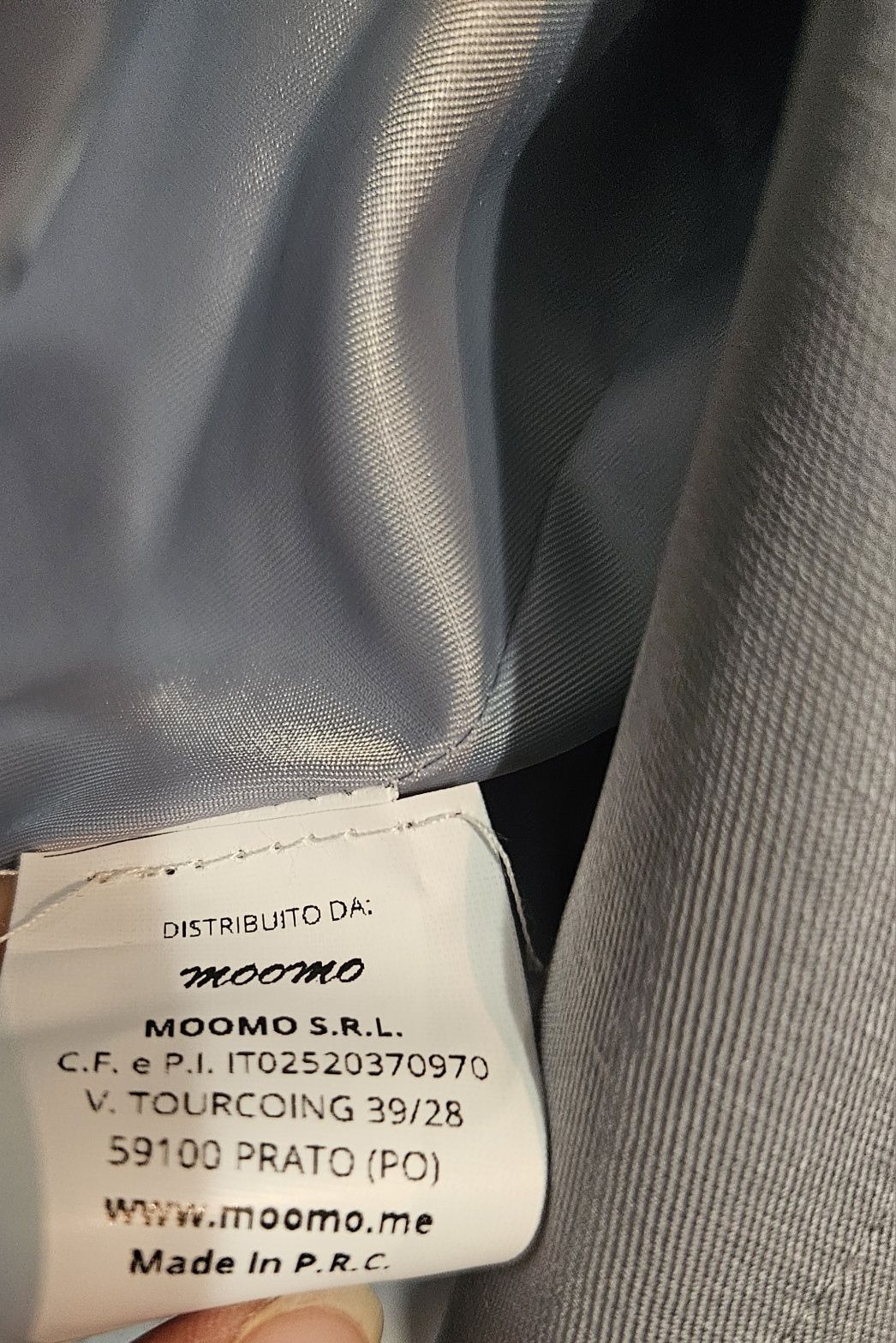 Szara kurtka trencz Moomo