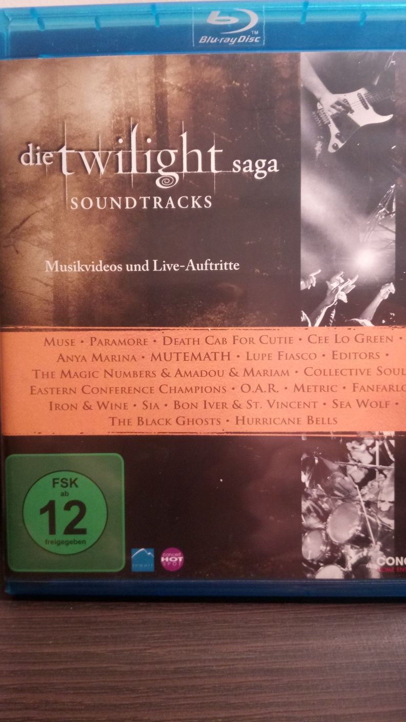 Saga Zmierzch Bluray Soundtracks DTS HD 5.1