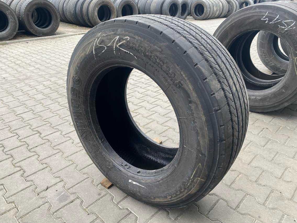 Opona używana ciężarowa naczepowa 385/55R22.5 ATHOS HG2253 / 10-11mm