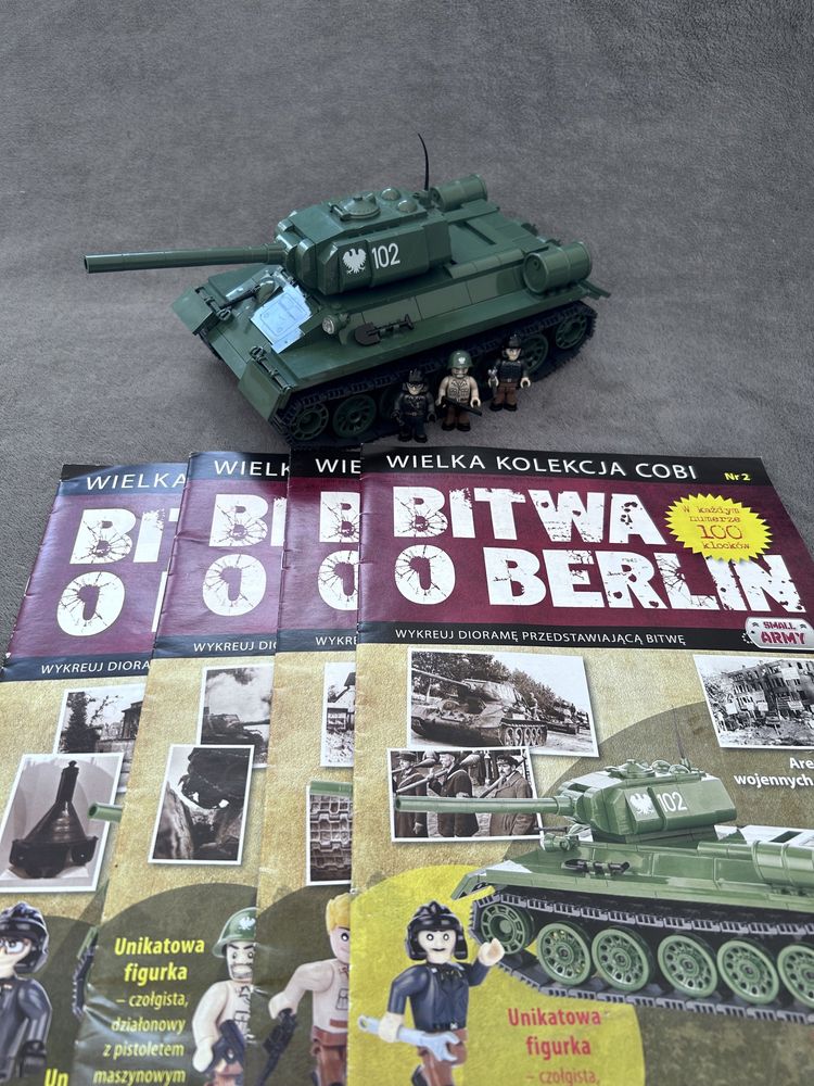 Klocki cobi czołg T 34/85 Bitwa o Berlin cobi47