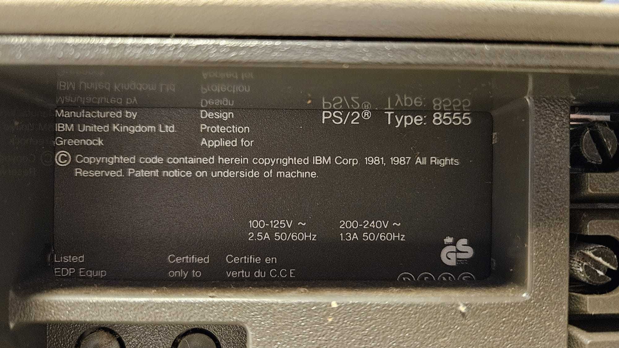 Computador IBM Personal System/2 Model 55 SX  + EPSON LX 800