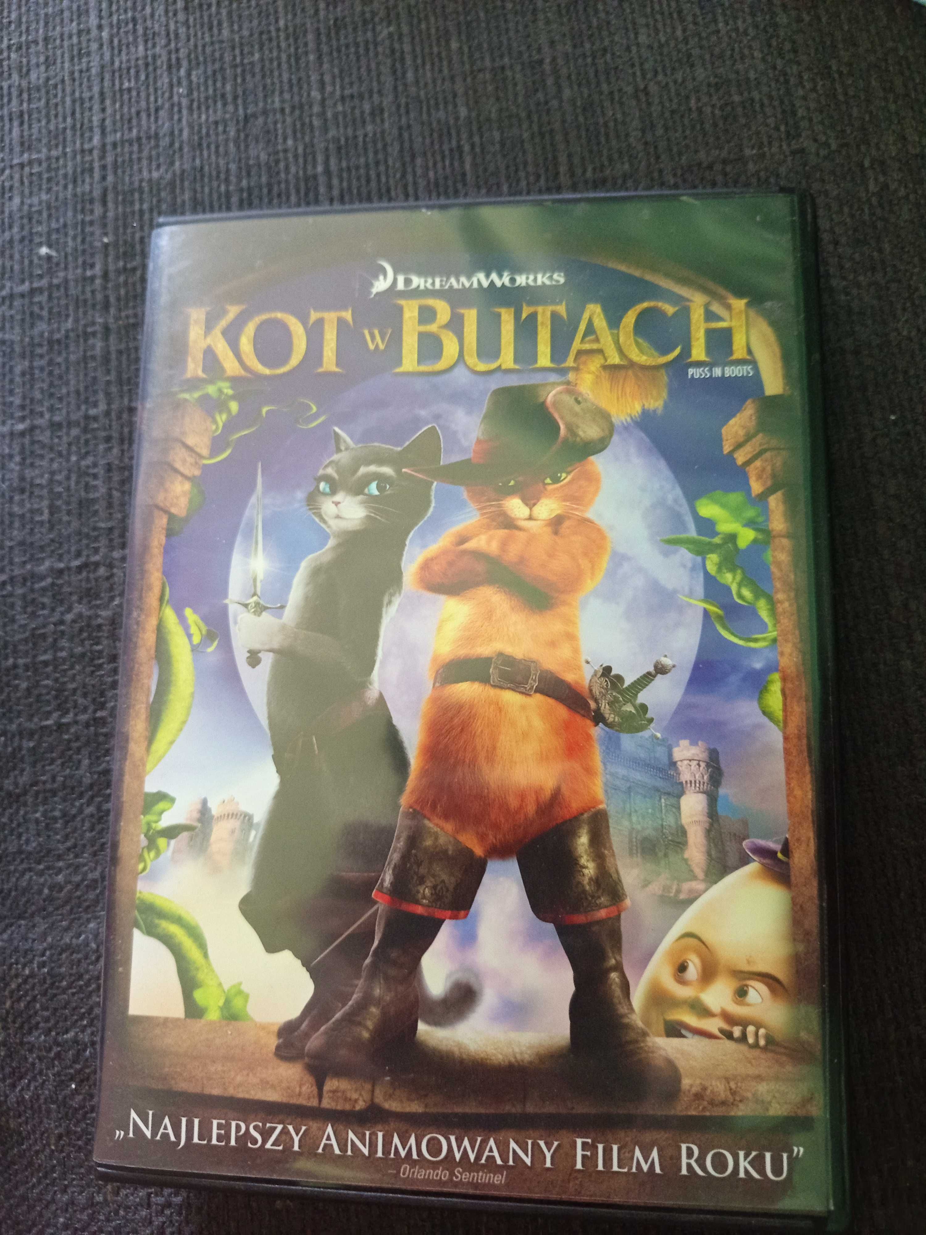 bajki shrek kot w butach itp