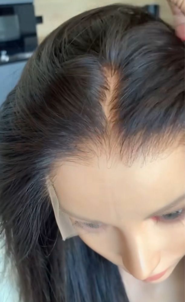 Nowa naturalna peruka lace front 100% ludzki wlos na co dzien