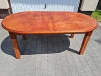 Solidny stół drewniany bukowy szer. 105.  długość 190 + 2*40
