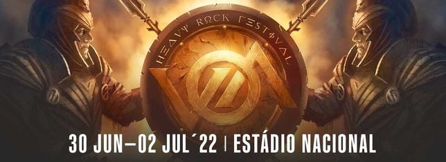 2 passes gerais  - Voa Heavy Rock Festival 2022 (30 Junho - 2 Julho)