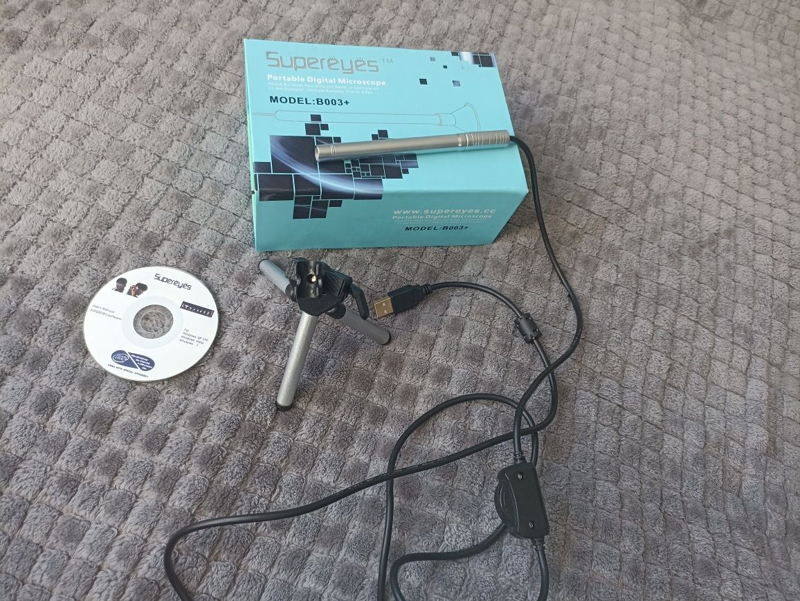 Supereyes B003 + usb электронный микроскоп ендоскоп 11мм