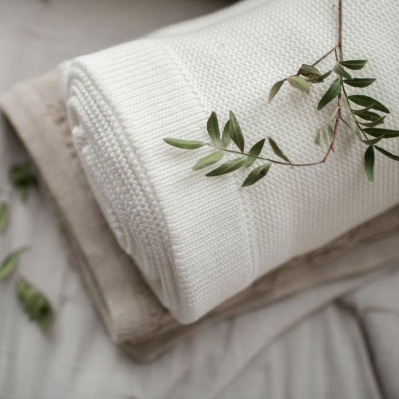 Bambusowy kocyk classic cream 80x100 - My Memi