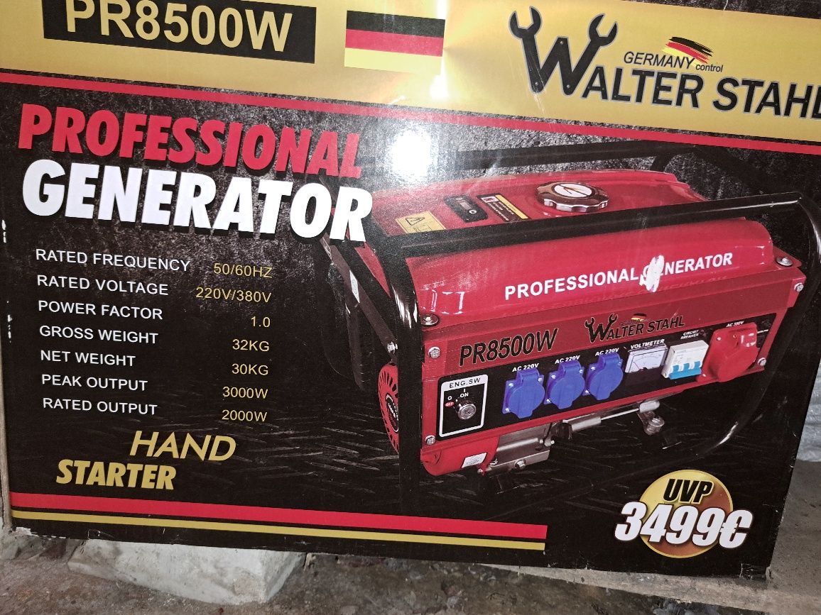 Генератор Walter Stahl PR8500W