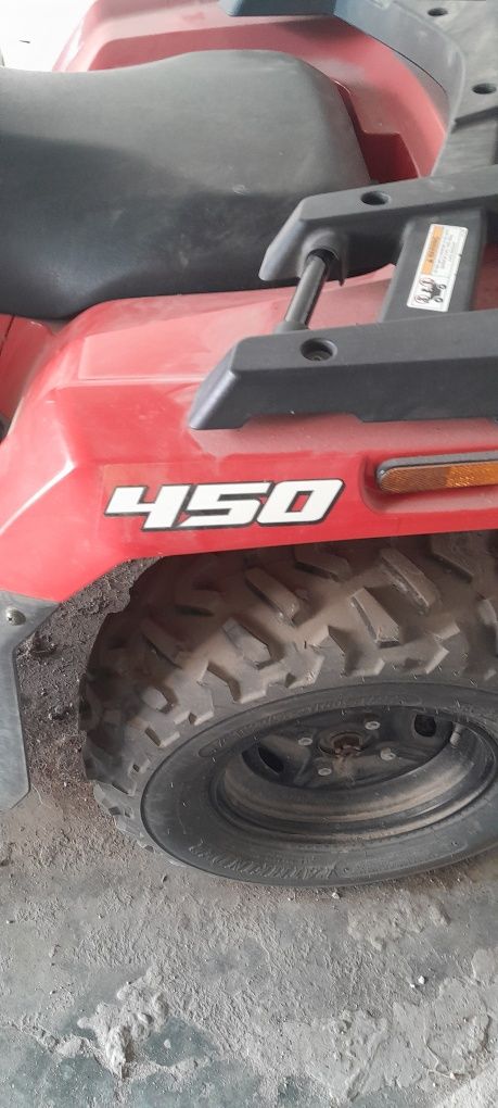 Moto4 4x4, 450cc, características de tractor