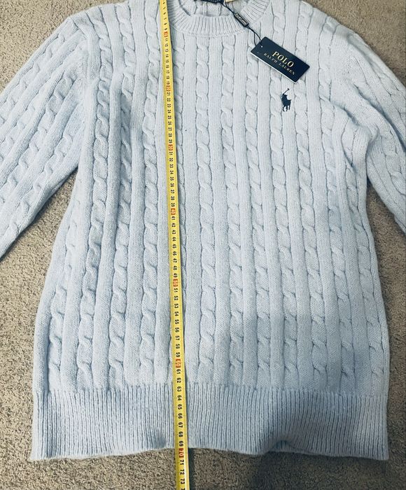Sweter ralph lauren błękitny