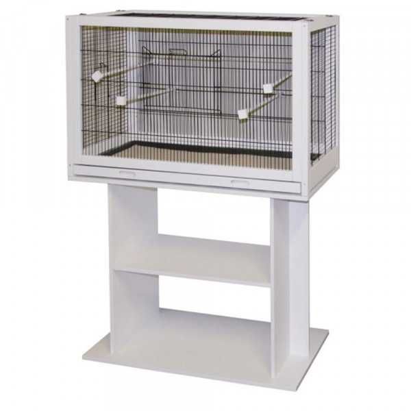 Gaiola para Aves – Estrutura em Madeira (100 x 50 x 60 cm)