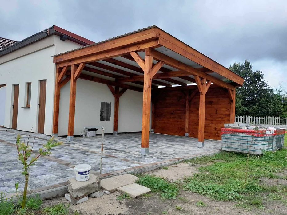 Altanka drewniana, altana, wiata