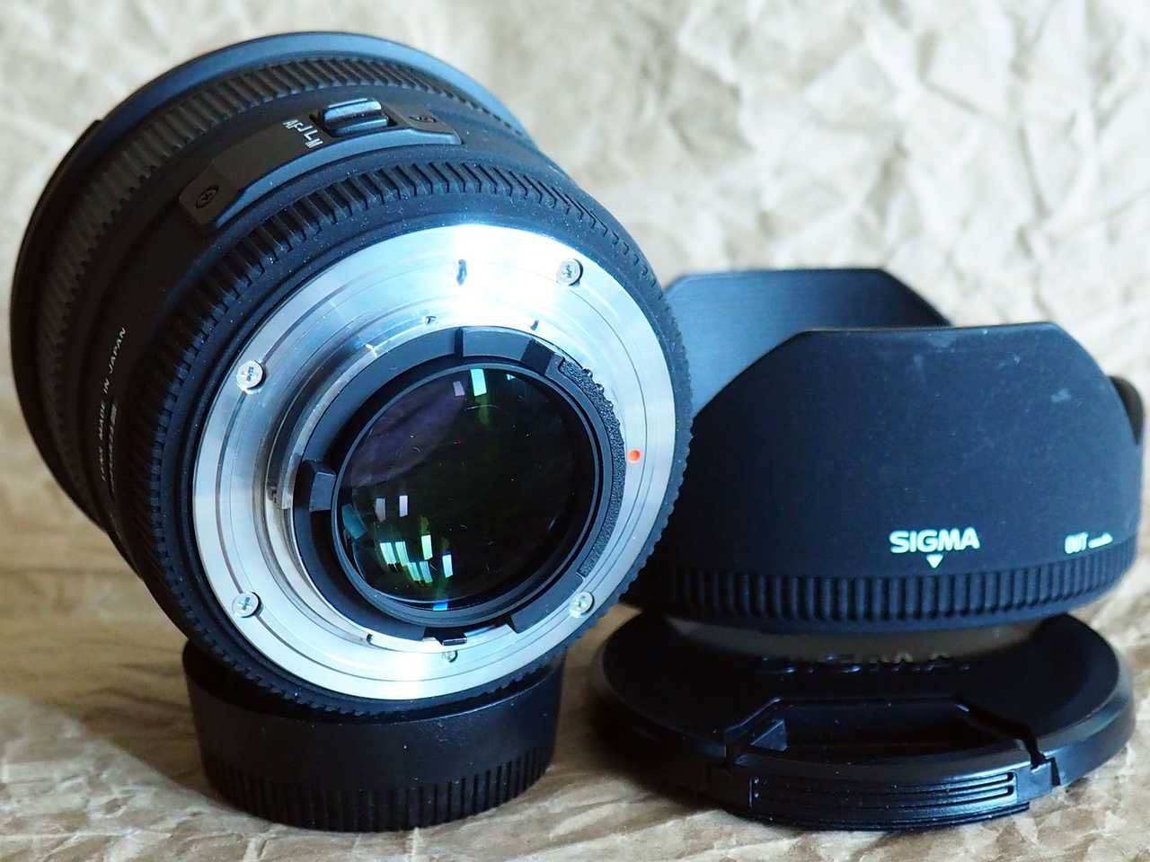 Obiektyw Sigma 50mm f1.4 EX DG HSM.