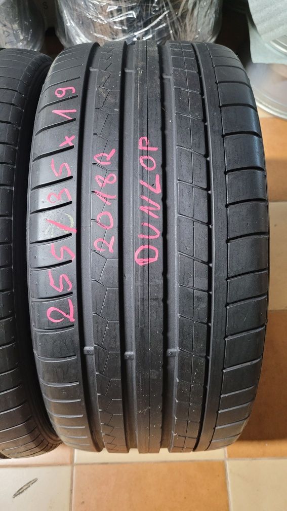 Para opony letnie Dunlop 255/35 19R 6,8mm 2018rok