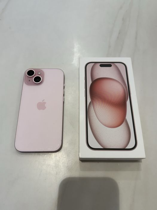 Iphone 15 pink / różowy 128gb stan idealny gratis nowe case!