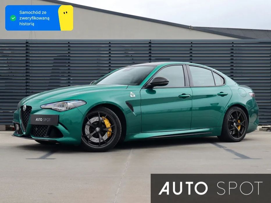 Alfa Romeo Giulia Quadrifoglio, 510 KM, Wydech, Harman Kardon, PL, 1 Wł, Gwarancja, ASO