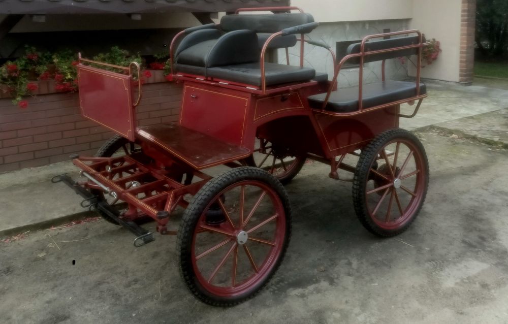 Bryczka konna wagonetka maratonka powóz jak nowa