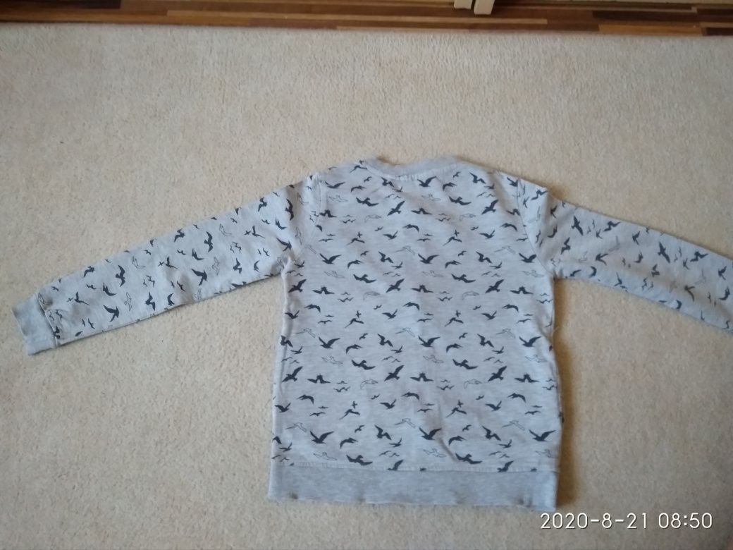 Bluzy Carry r.122+Spodnie Reserved r.140 dla bliźniaczek