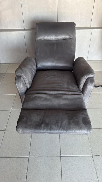 Cadeirão reclinável cinza JYSK