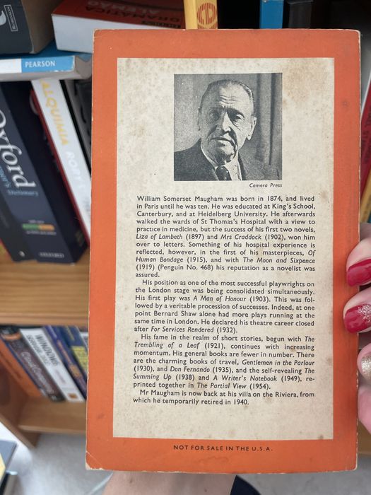Livro The painted veil W. Somerset Maugham