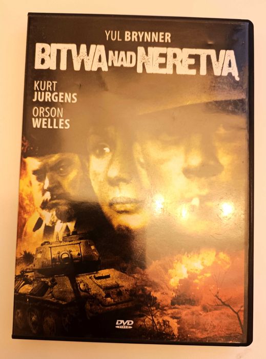 DVD Bitwa nad Neretvą, Yul Brenner. kino jugosłowiańskie,  polska