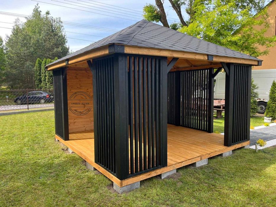 Altana Ogrodowa Horizon 4x4 Nowoczesna Altana Prostokątna