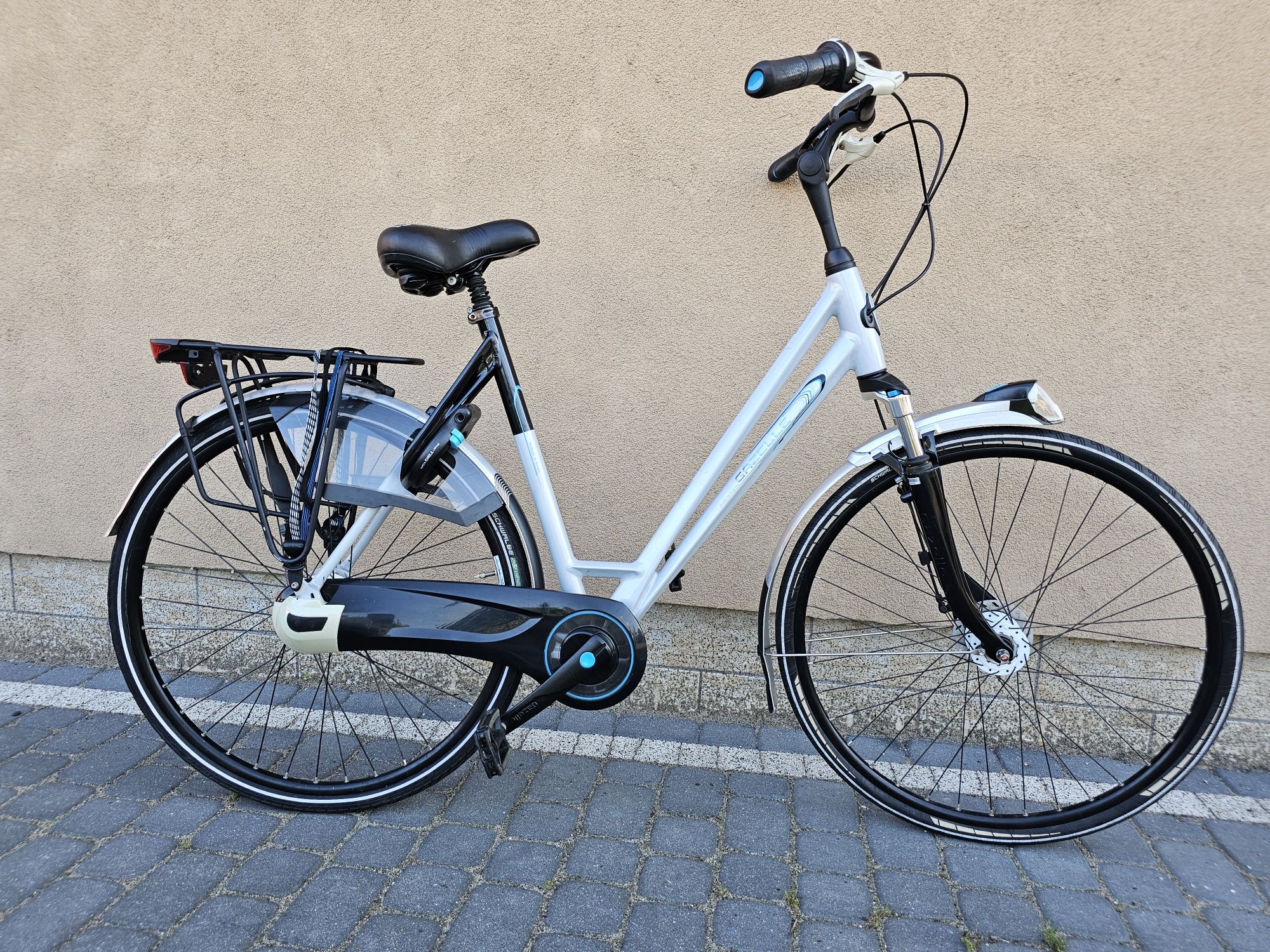 Damski miejski rower Gazelle Eclipse Limited Gazela Orange