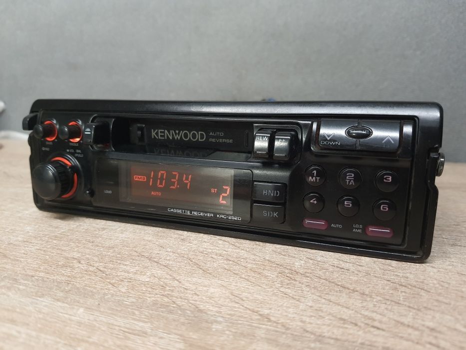 Radio samochodowe Kenwood KRC-252D Retro, klasyk, BMW Mercedes Audi