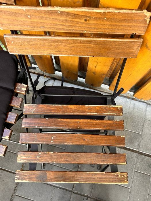 Стільці вуличні літня тераса метал/дерево