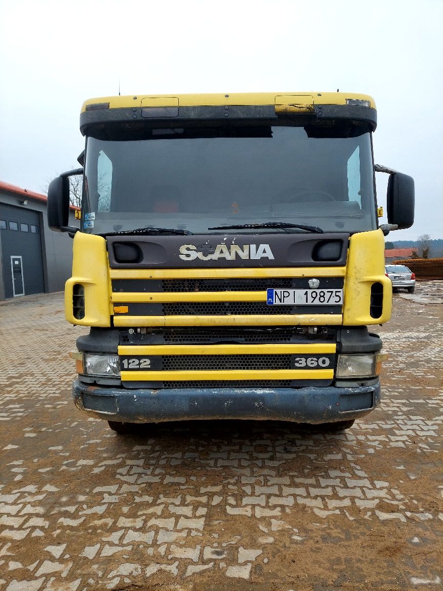 Scania P124 8x4 samochód specjalny