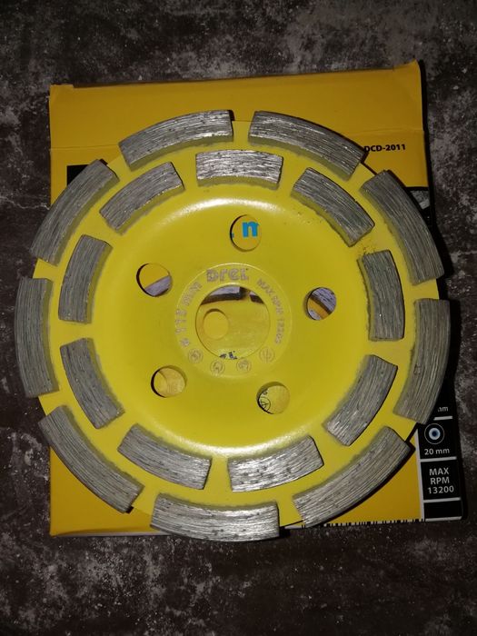 Tarcza diamentowa szlifierska Drel.