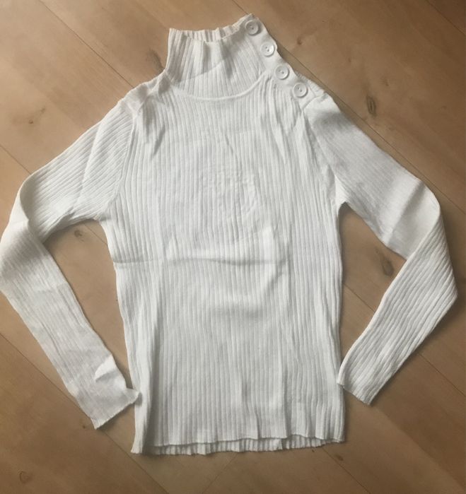 Golf damski ecru rozm. M/L
