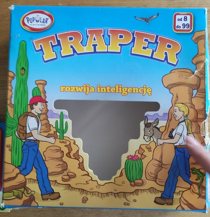 Gra Traper łamigłówka 8+ kompletna
