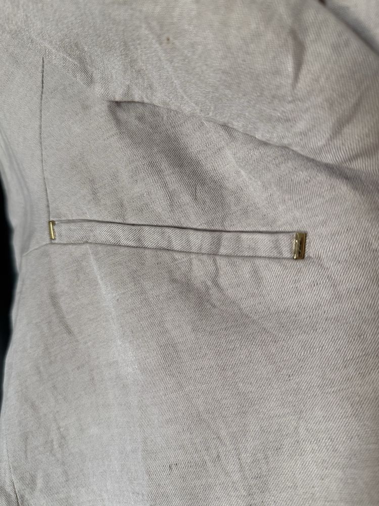 Żakiet lniany H&M, r.36